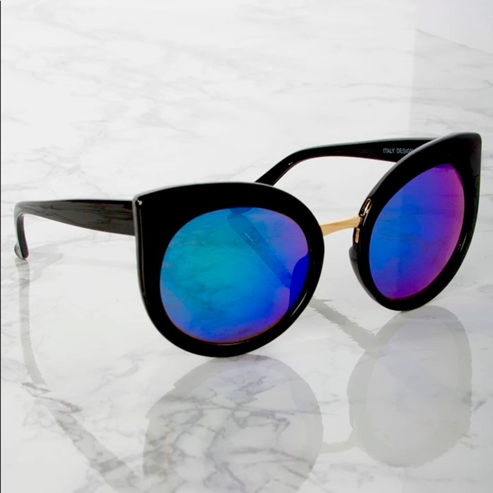 Owl City Oval Cat Eye Sunglasses